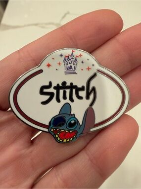 Disney Stitch Name Tag Mystery Collection - Hong Kong Pin